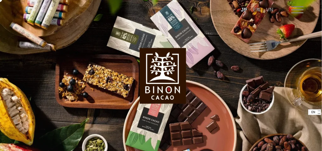 BINON CHOCOLATE - FARM TO BAR ĐEN 75% - Thanh 40grs