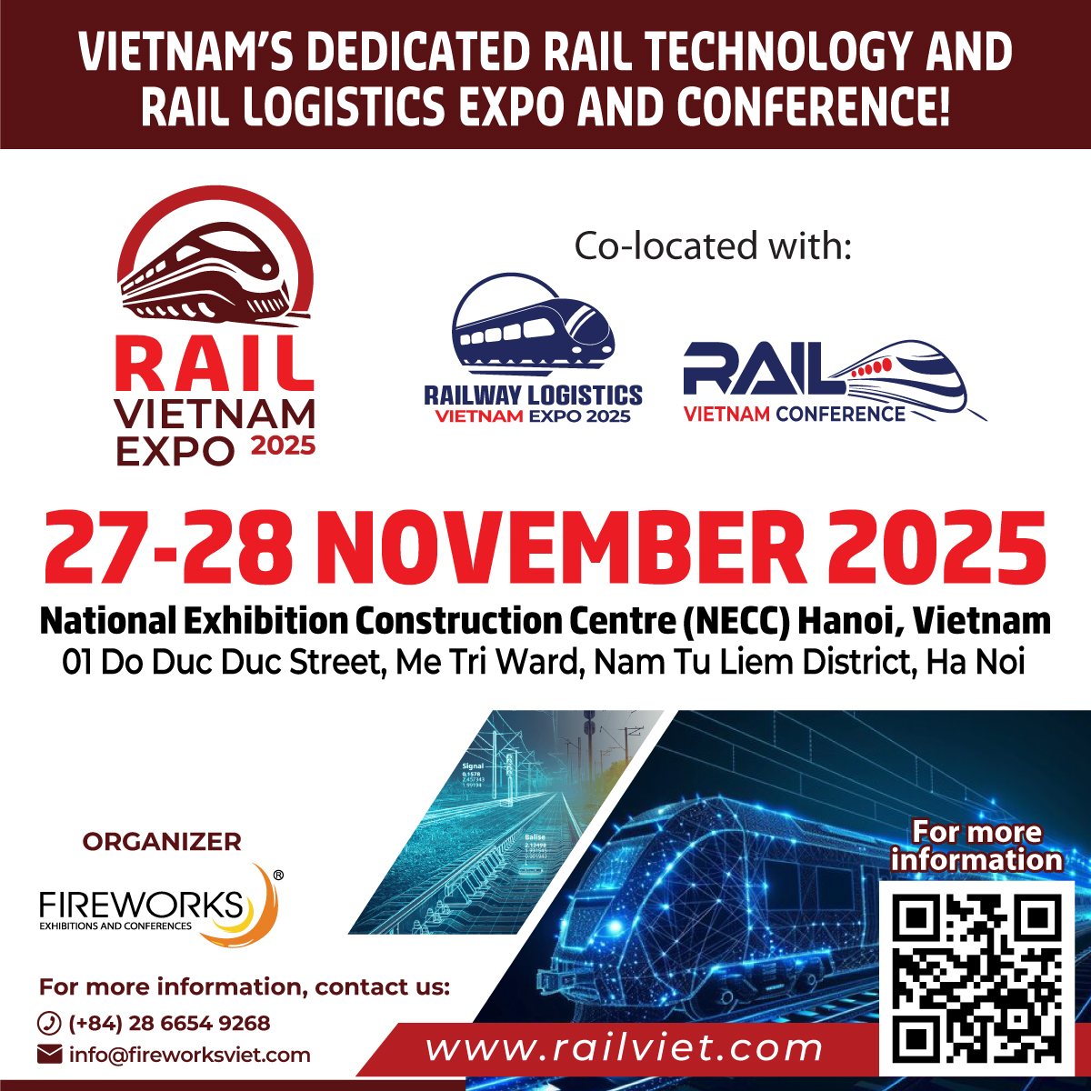 Trien lam duong sat Rail Vienam Expo 2025