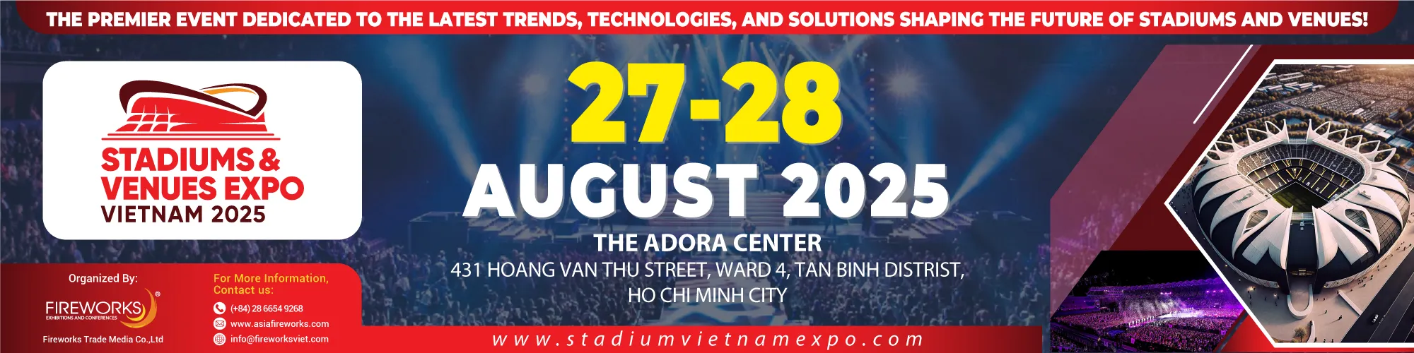 STAVEX 2025 - Triển lãm Thiết bị Sân vận động & Nhà thi đấu