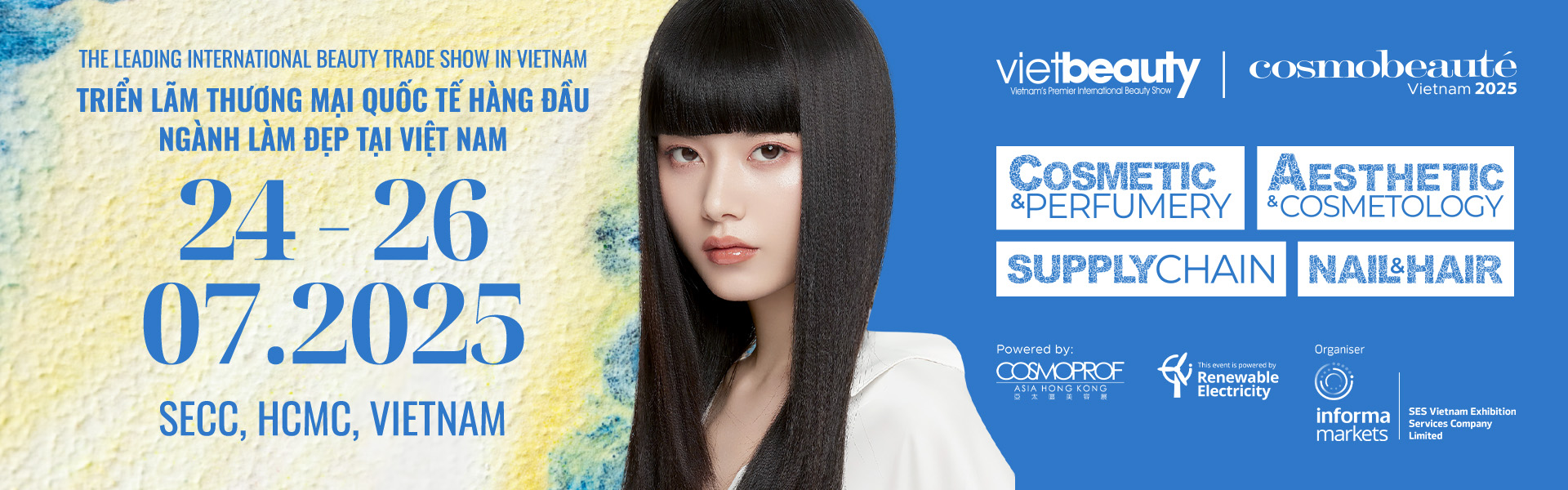 VIETBEAUTY EXPO 2025 - Triển lãm ngành làm đẹp tại Việt Nam