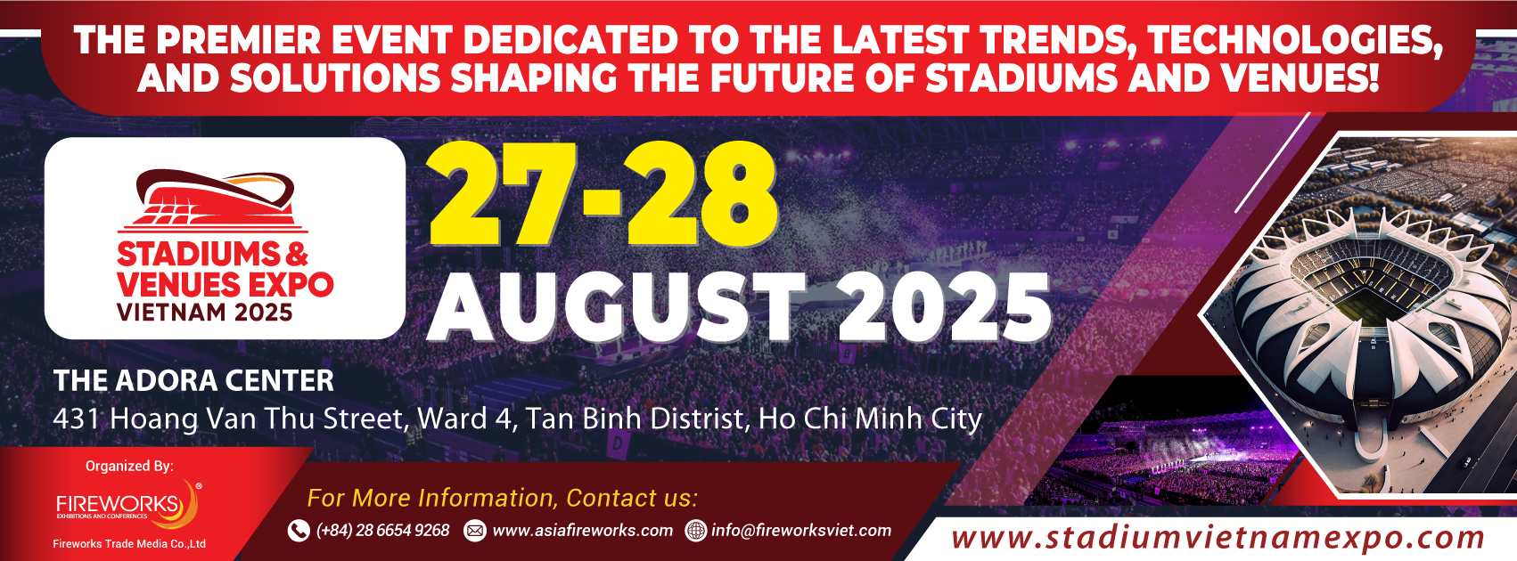 Triển lãm Thiết bị Sân vận động, Nhà thi đấu (STAVEX 2025)