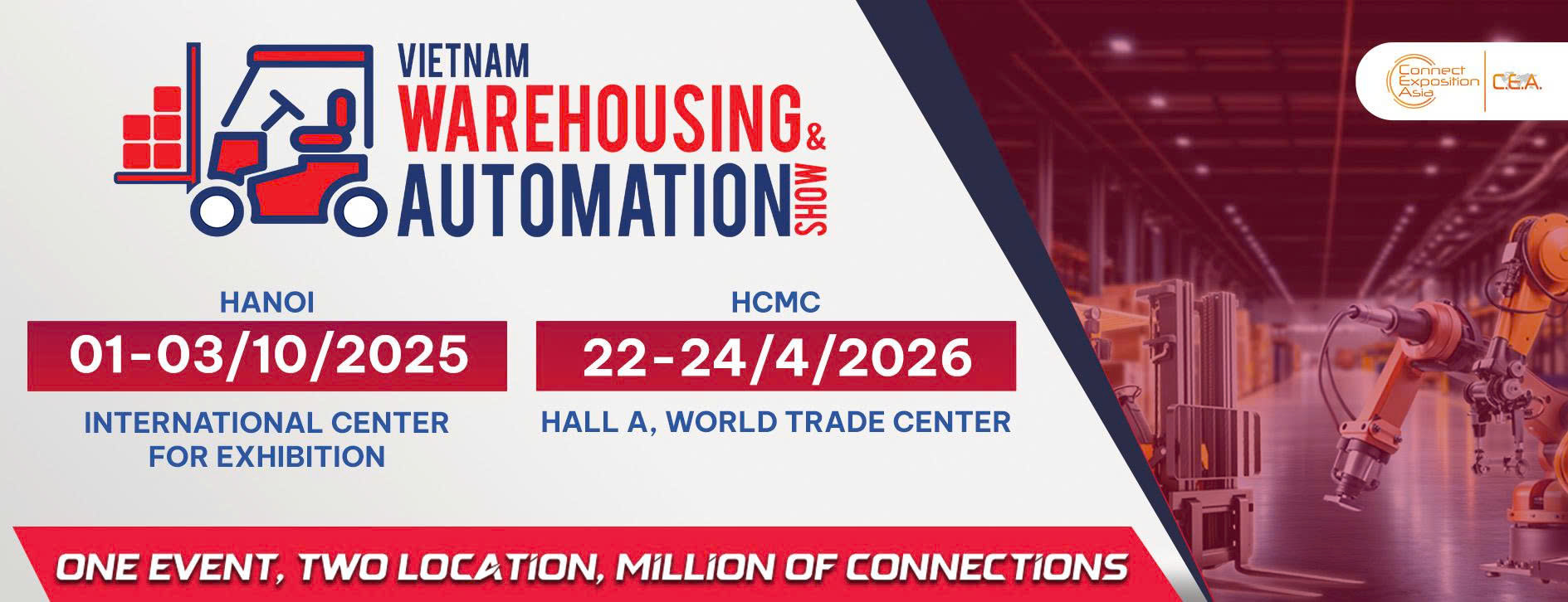 Vietnam Warehousing & Automation Show HCMC 2026 - Triển Lãm Kho Vận và Tự Động Hóa