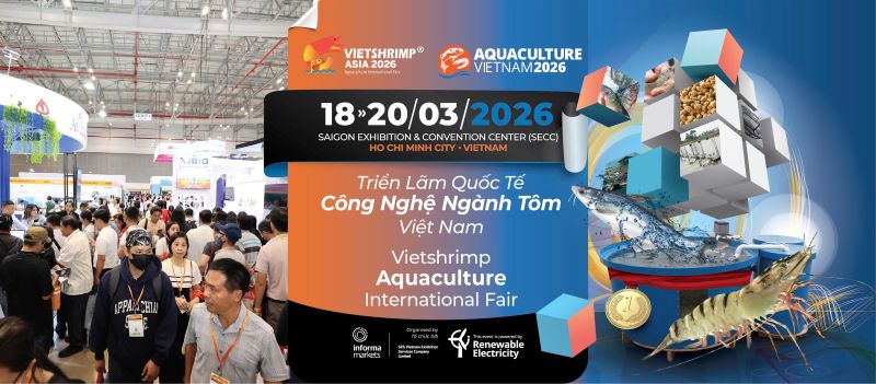 AQUACULTURE VIETNAM VIETSHRIMP ASIA 2026 - Triển lãm Quốc tế Công nghệ ngành Tôm