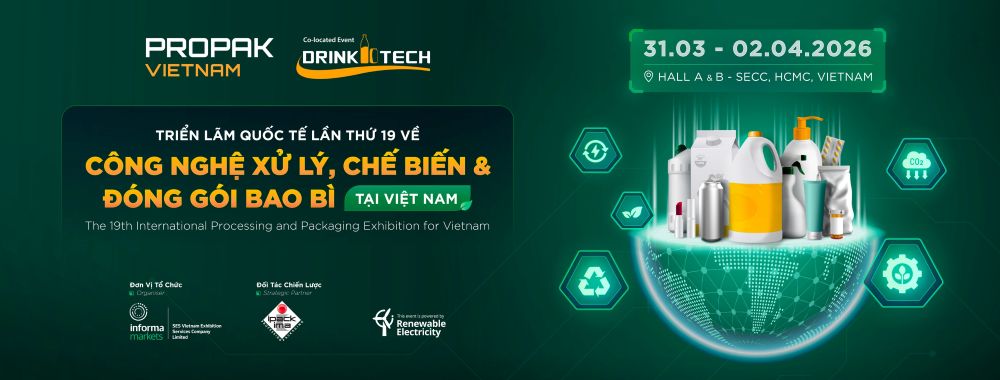 PROPAK VIETNAM 2026 - Triển lãm Công nghệ chế biến và đóng gói bao bì